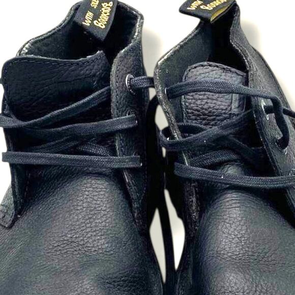 NWOT Men's Sz 10 DR. MARTENS Sussex Bear Track Slip Resistant Chukka Black Boots - Picture 6 of 9